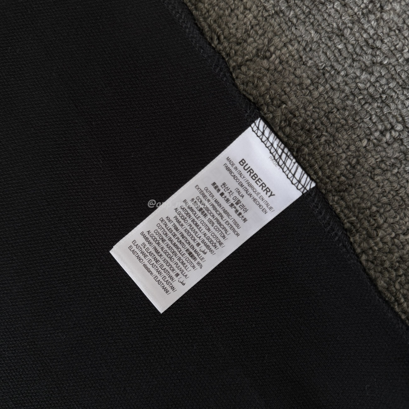 Burberry Plaid Collar Polo Shirt Pure Cotton 8072661s (3) - www.newkick.vip